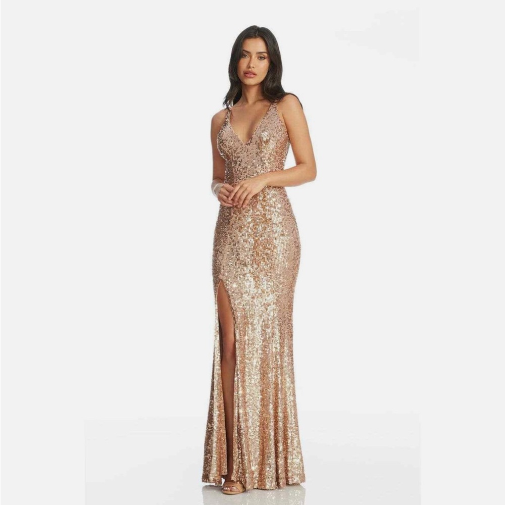 Dress the Population Iris Sequin Gown